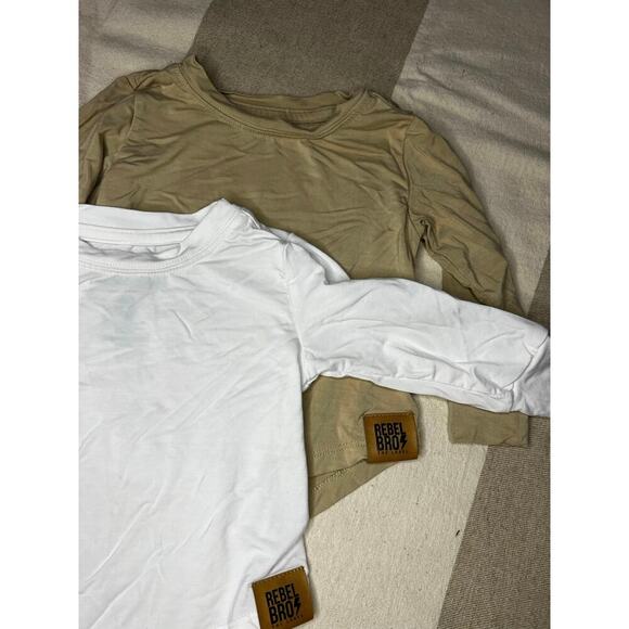 Rebel Bros Bamboo Longsleeve Bundle Size 6-12 Months - Picture 3 of 6